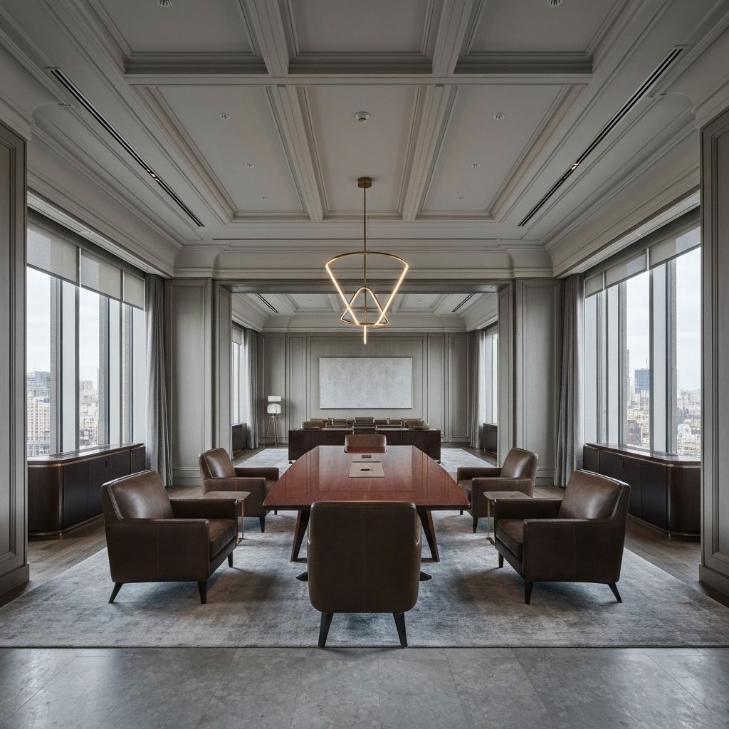 Equity Properties Meerut office interior showcasing luxury real estate services